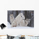 Arctic Wolf Pack Wall Mural