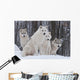 Arctic Wolf Pack Wall Mural