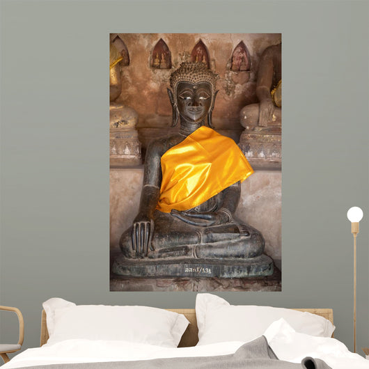 Ancient Buddha Wall Mural