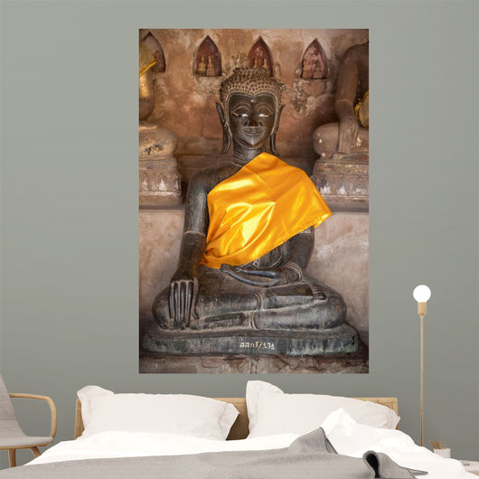 Ancient Buddha Wall Mural