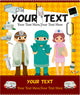Cartoon Doctor Card Wall Mural