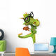 Dragon with Glasses Peeking Wall Decal
