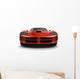 front view of a fast sports car Wall Decal