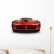 front view of a fast sports car Wall Decal