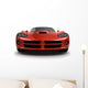 front view of a fast sports car Wall Decal