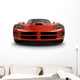 front view of a fast sports car Wall Decal