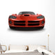 front view of a fast sports car Wall Decal