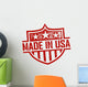 Made in USA Stamp Wall Decal