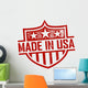 Made in USA Stamp Wall Decal