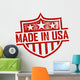Made in USA Stamp Wall Decal