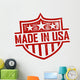Made in USA Stamp Wall Decal