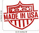 Made in USA Stamp Wall Decal
