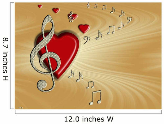 Love of Music Wall Mural