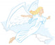 Stylized Angel Flying or Wall Mural