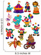 cartoon animals circus Wall Decal