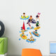 cartoon water sports Wall Decal
