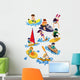 cartoon water sports Wall Decal