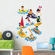 cartoon water sports Wall Decal