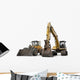 Large Construction Excavation Machinery Wall Decal