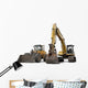 Large Construction Excavation Machinery Wall Decal