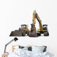 Large Construction Excavation Machinery Wall Decal