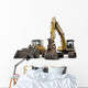 Large Construction Excavation Machinery Wall Decal