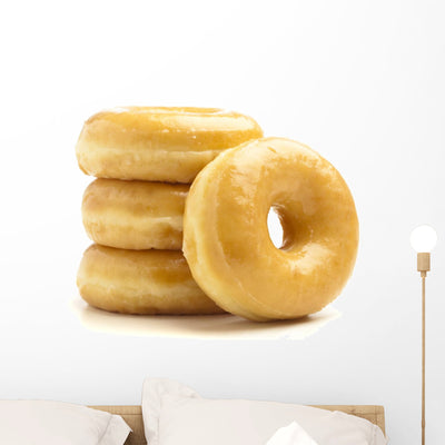 Donut Wall Decal shown on a wall