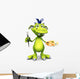 Cute Cartoon Monster Ready Wall Decal