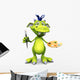 Cute Cartoon Monster Ready Wall Decal