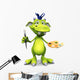 Cute Cartoon Monster Ready Wall Decal