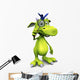 Cute Cartoon Monster with Wall Decal