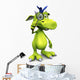 Cute Cartoon Monster with Wall Decal