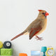Northern Cardinal Cardinalis Cardinalis Wall Decal