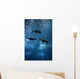Fish Swimming in Aquarium in Lisbon Spain Wall Mural