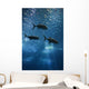 Fish Swimming in Aquarium in Lisbon Spain Wall Mural