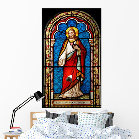 Stained Glass Jesus Christ