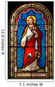 Stained Glass Jesus Christ