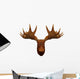 Faux Taxidermy Moose Head Wall Decal