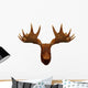 Faux Taxidermy Moose Head Wall Decal