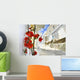 Flowers Mukonos Street Wall Decal