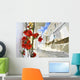 Flowers Mukonos Street Wall Decal