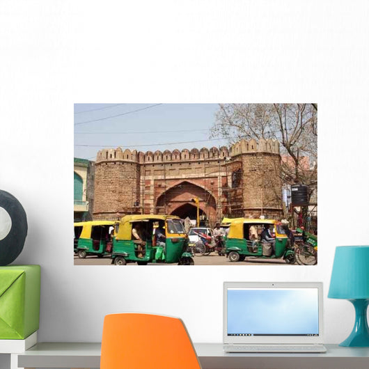 Delhi Market Street Wall Decal