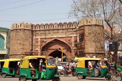 Delhi Market Street Wall Decal