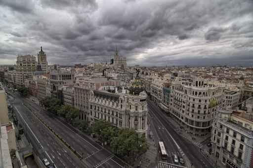 Gran via Madrid Spain Wall Decal