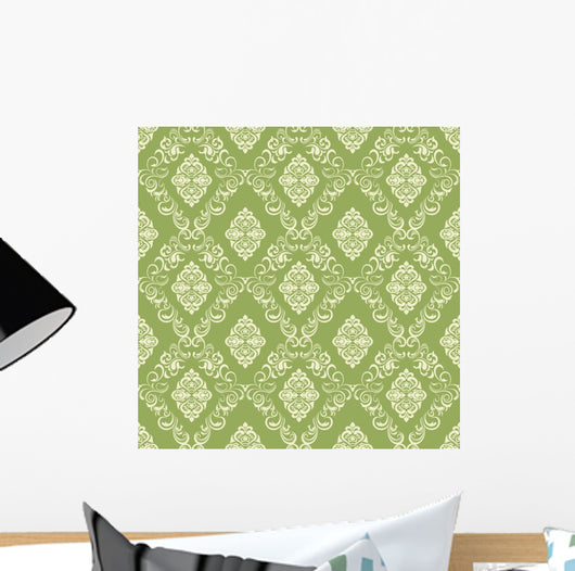 Seamless Floral Pattern Wall Decal Design 2