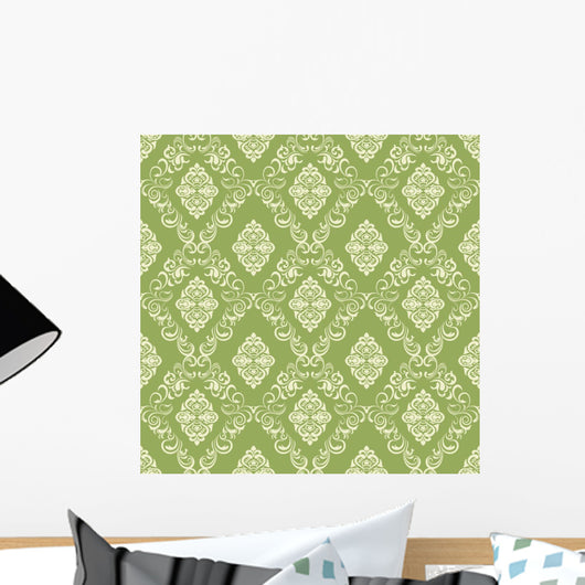 Seamless Floral Pattern Wall Decal Design 2