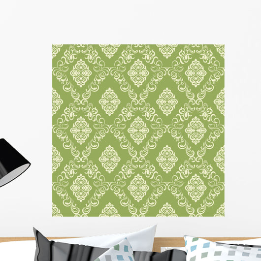 Seamless Floral Pattern Wall Decal Design 2