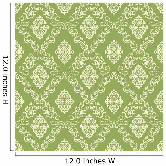 Seamless Floral Pattern Wall Decal Design 2
