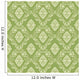 Seamless Floral Pattern Wall Decal Design 2