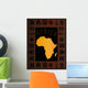 Africa Card Wall Mural